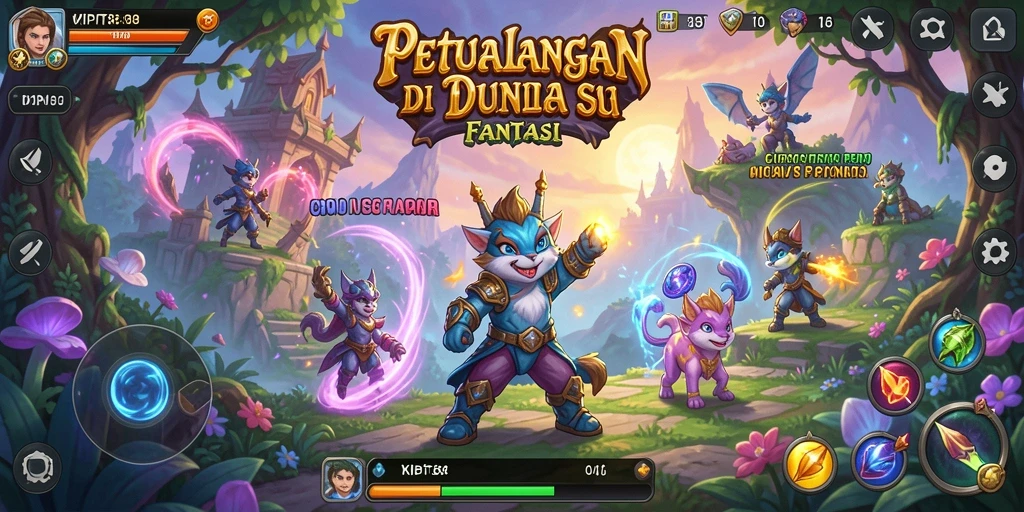 Tampilan gameplay petualangan seru di CIPIT88