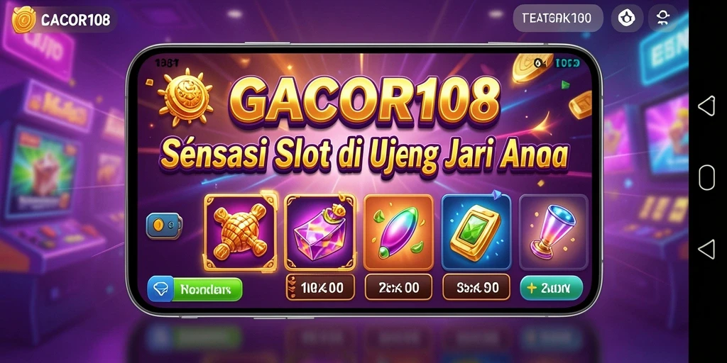 Tampilan gameplay menawan GACOR108 yang seru dan mengasyikkan.