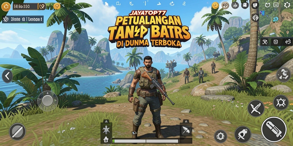 Tampilan gameplay JAYATOP77 yang menakjubkan di dunia terbuka.