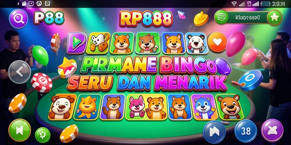 Tangkapan layar gameplay Bingo RP888 yang menarik dan seru.